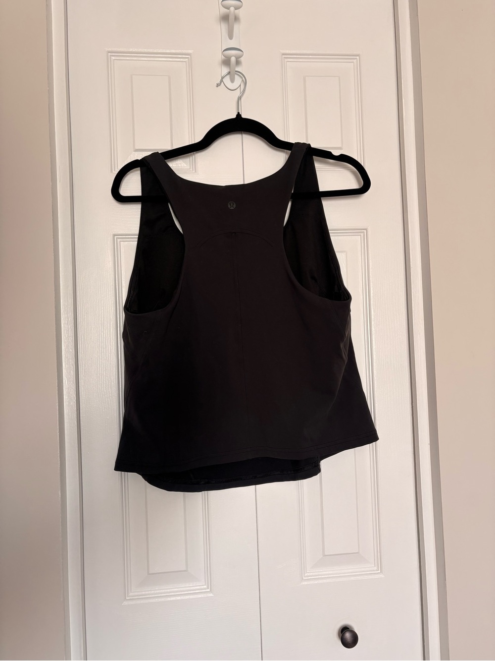 Lululemon Black Racerback Athletic Tank Top - InStill Sz 16 - w/Shelf Bra
